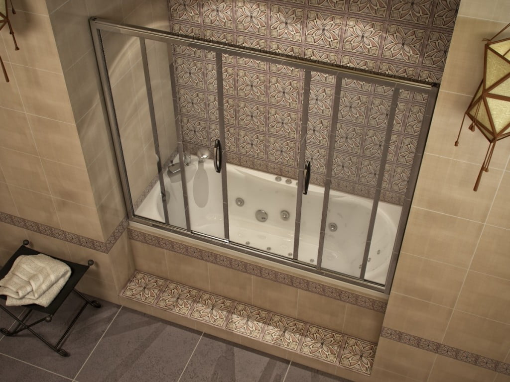 Стеклянные шторы для ванны: особенности, достоинства и недостатки