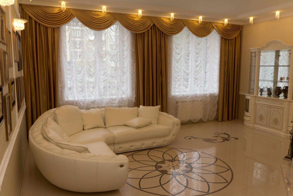 Критерии выбора красивых и современных штор для зала
